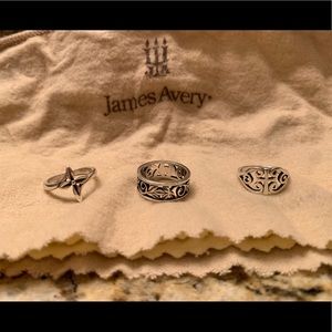 Silver James Avery Rings